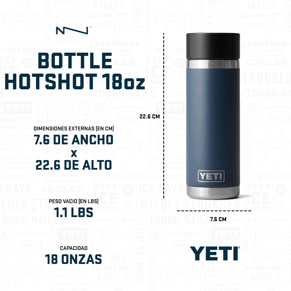 21071500740 TERMO RAMBLER 18oz HOTSHOT SEAFOAM MARCA YETI