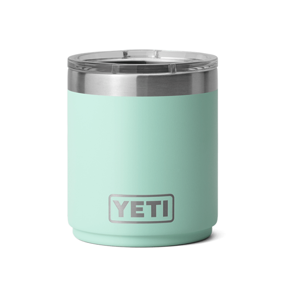 21071501962 TERMO RAMBLER 10oz LOWBALL 2.0 TAPA MAGNETICA SEAFOAM MARCA YETI