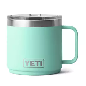 21071502196 TAZA RAMBLER 14oz MUG 2.0 TAPA MAGNETICA SEAFOAM MARCA YETI