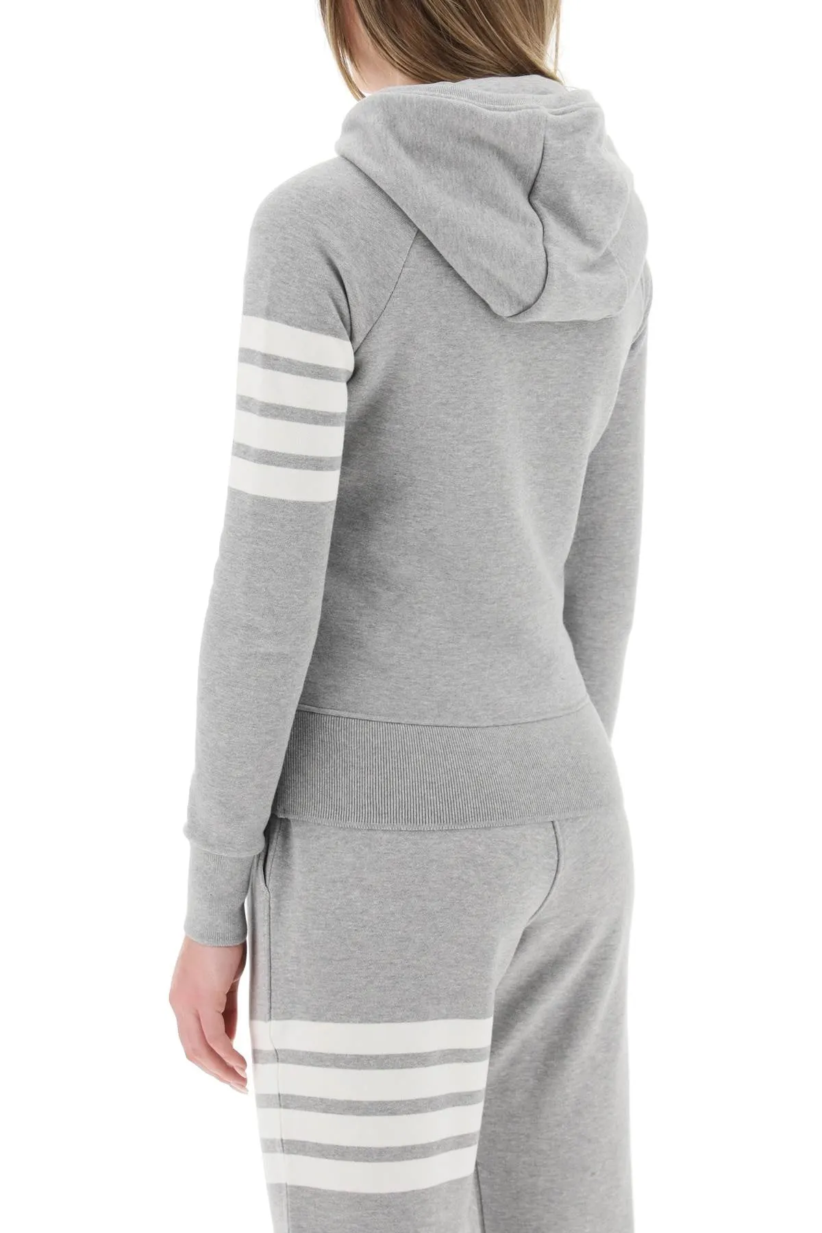 4-bar hoodie FJT001A 00535 LT GREY