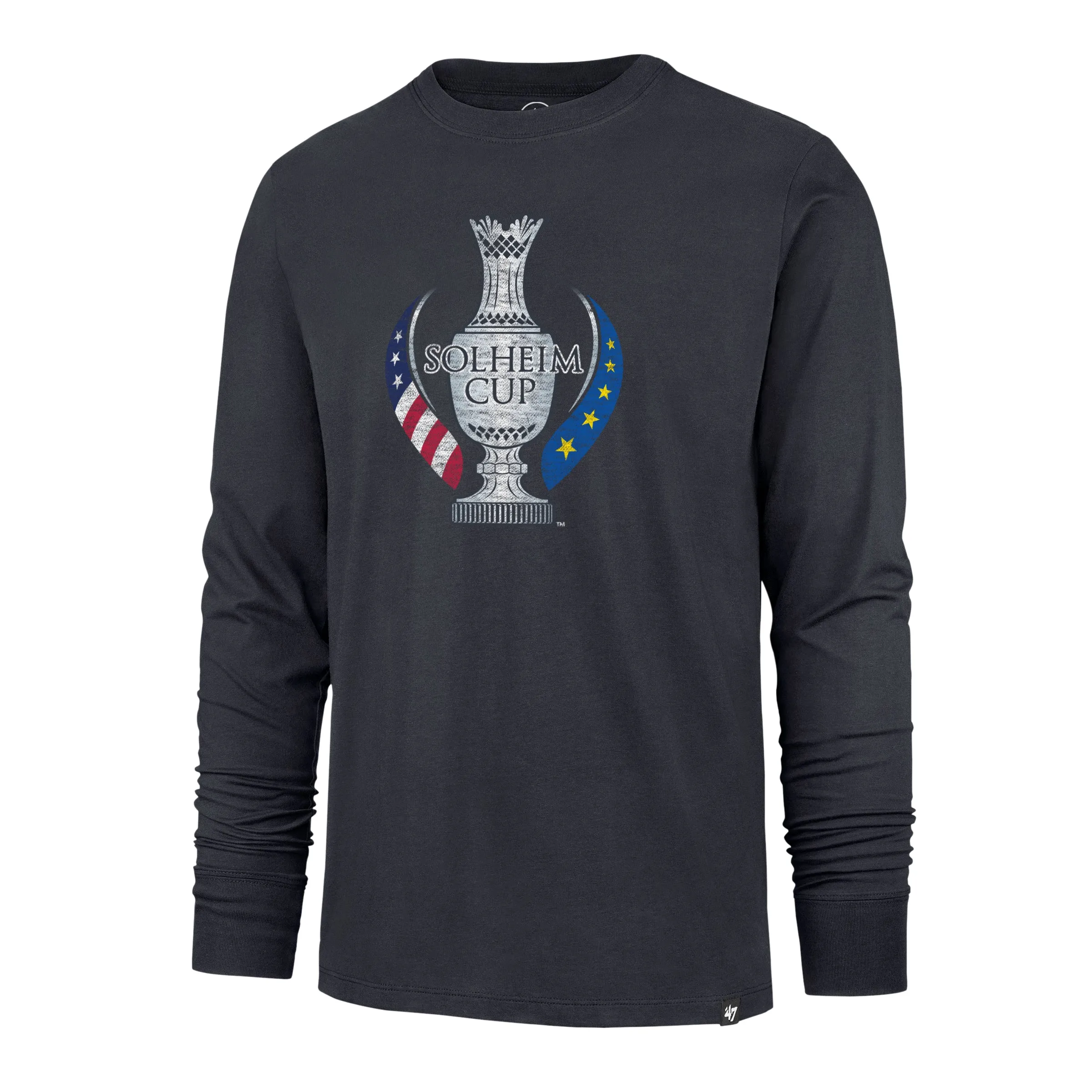 47 Brand Solheim Cup Men's Premier Franklin Long Sleeve Tee in Atlas Blue