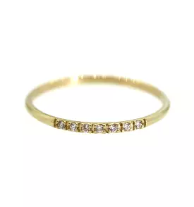 7 Diamond Gold Ring