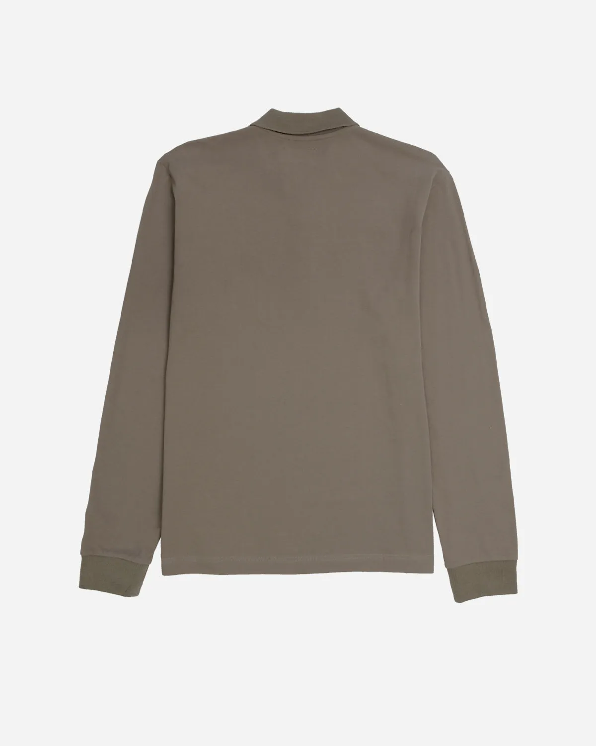 Academy Long Sleeve Polo Deep Taupe