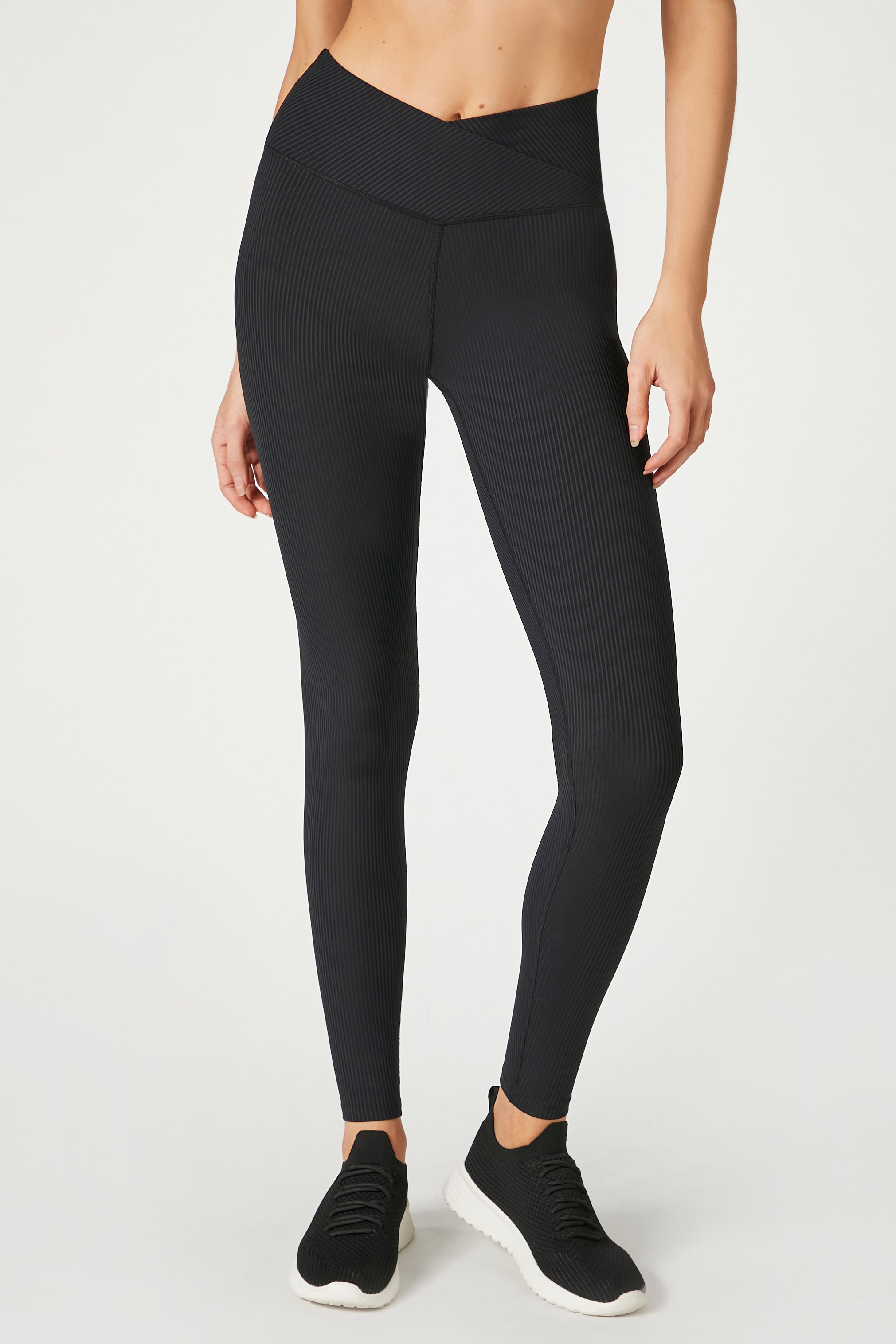 Active Ribbed Surplice Leggings