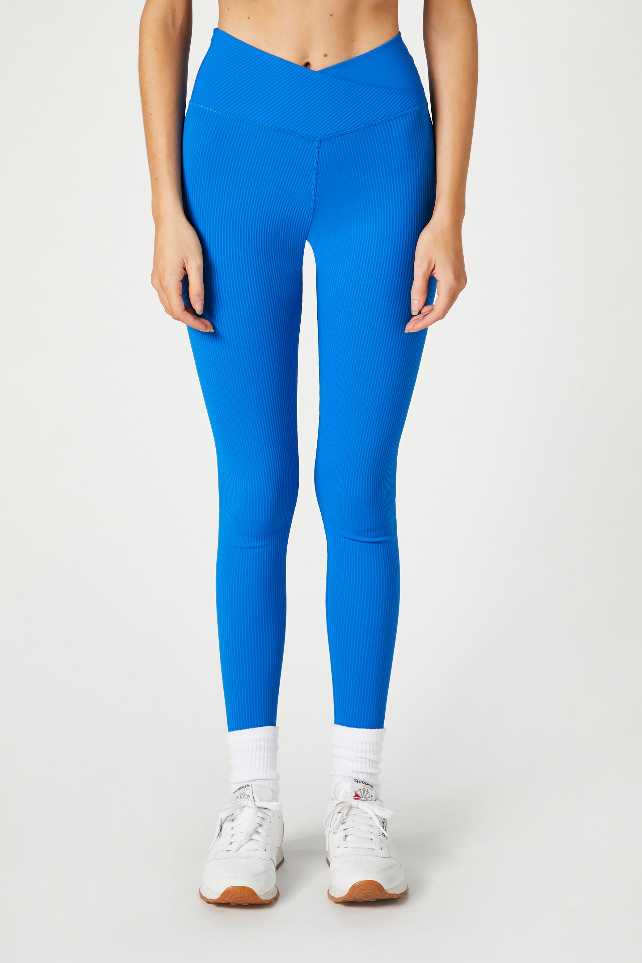 Active Ribbed Surplice Leggings