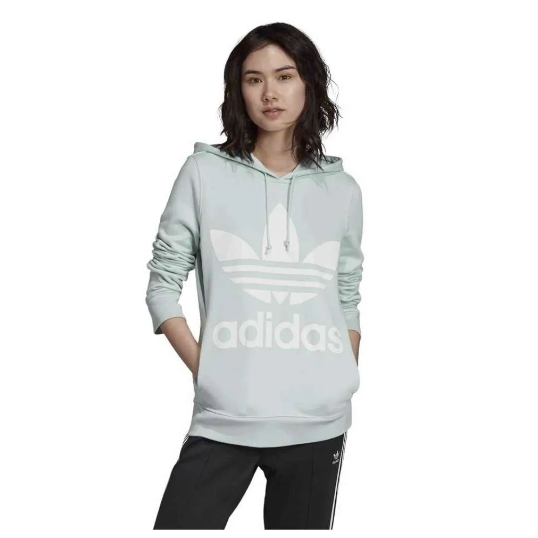 adidas Originals Women’s Adidas Adicolor Trefoil Hoodie – Black