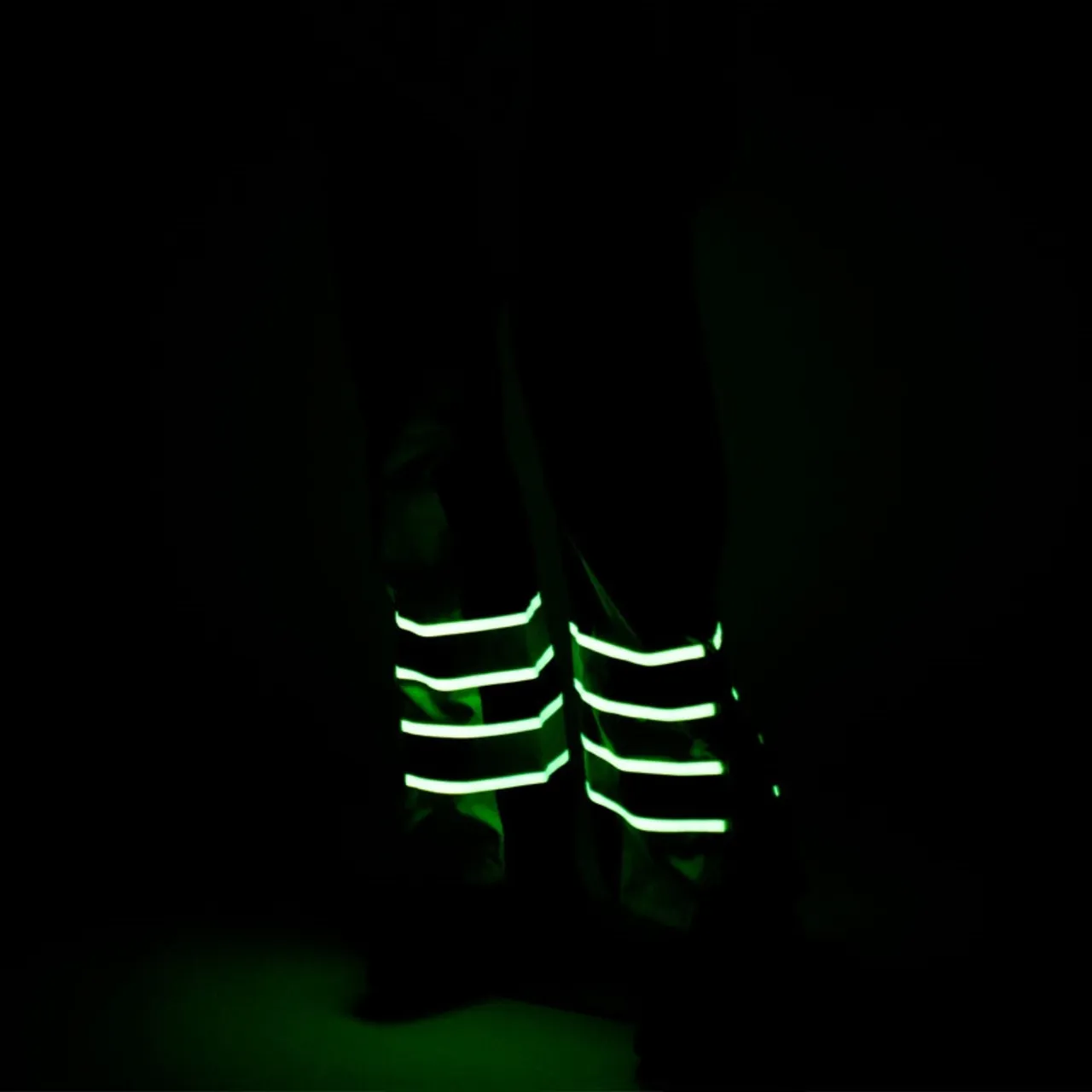 Alpha Workwear Class E Hi Vis Glow in Dark Illuminated Rain Pants A266