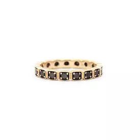 Black Diamond Wheat Eternity Band