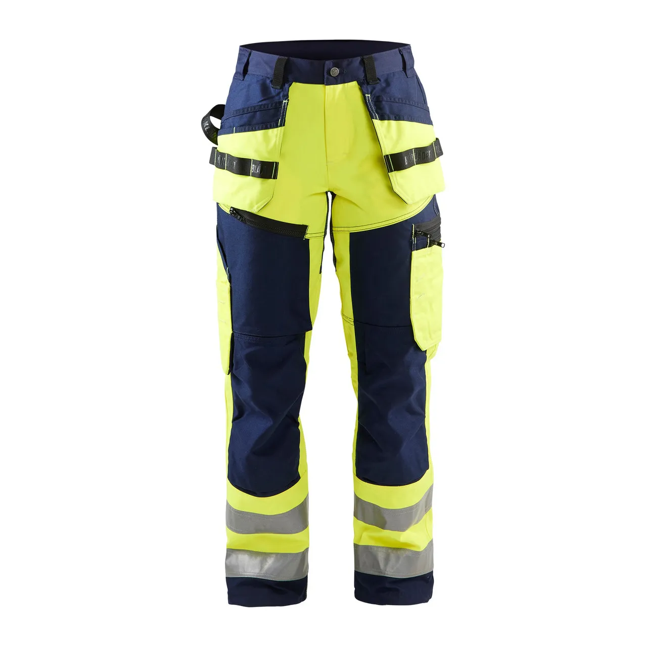 Blaklader Class E Blue-Yellow Work Pants Women's 716018608933