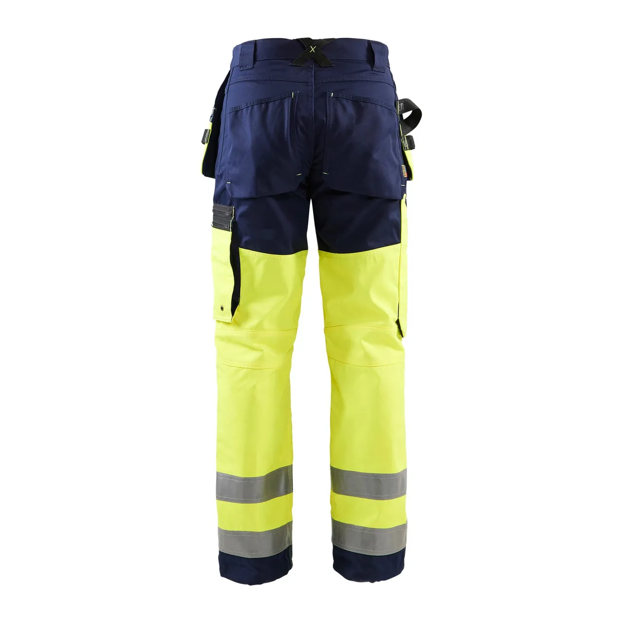 Blaklader Class E Blue-Yellow Work Pants Women's 716018608933