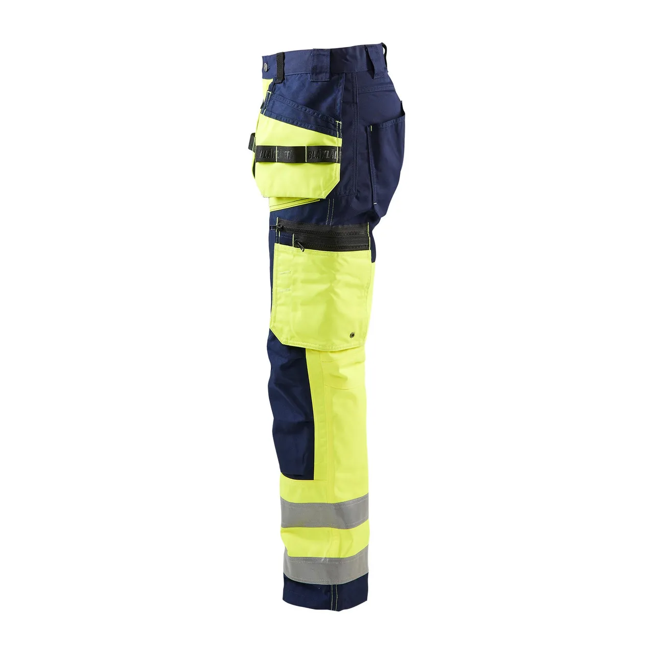 Blaklader Class E Blue-Yellow Work Pants Women's 716018608933