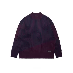 BURGUNDY GAP SWEATER-RED