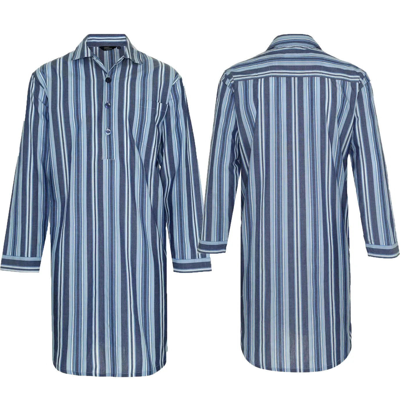 Buy Champion Mens Striped Poly Cotton Night Shirt - Fast UK Delivery | Insight Clothing