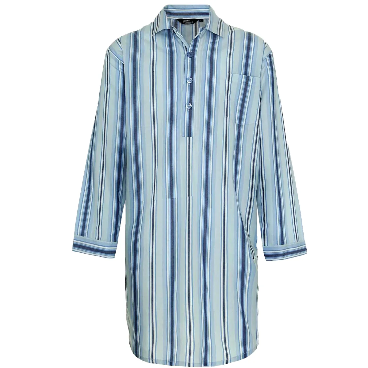 Buy Champion Mens Striped Poly Cotton Night Shirt - Fast UK Delivery | Insight Clothing