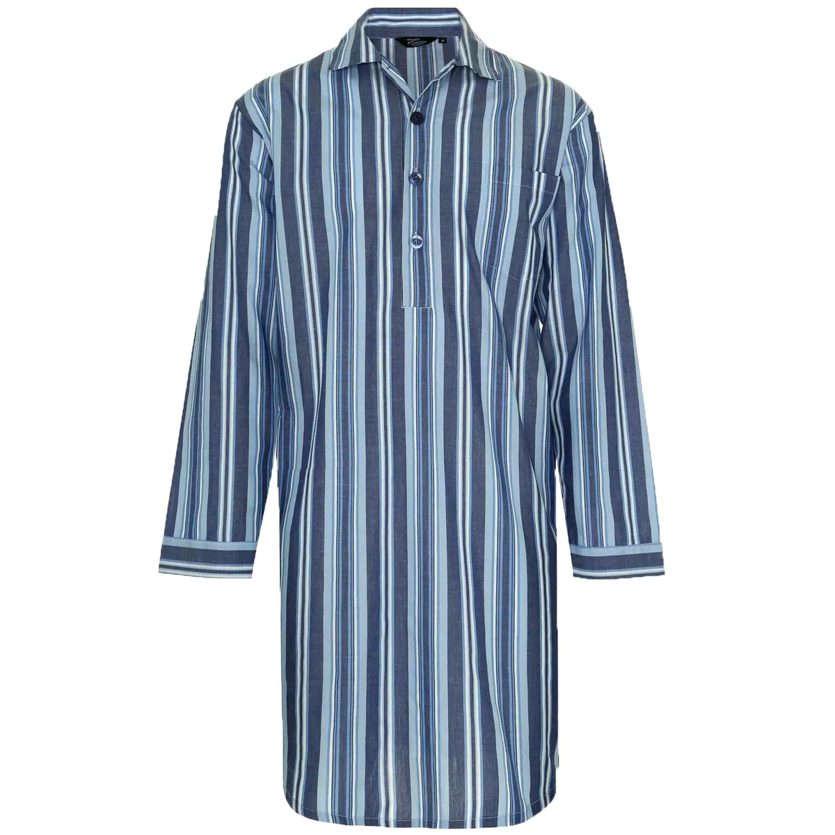 Buy Champion Mens Striped Poly Cotton Night Shirt - Fast UK Delivery | Insight Clothing