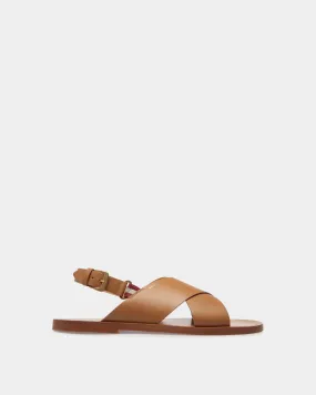 Chateau Sandal in Brown Leather 