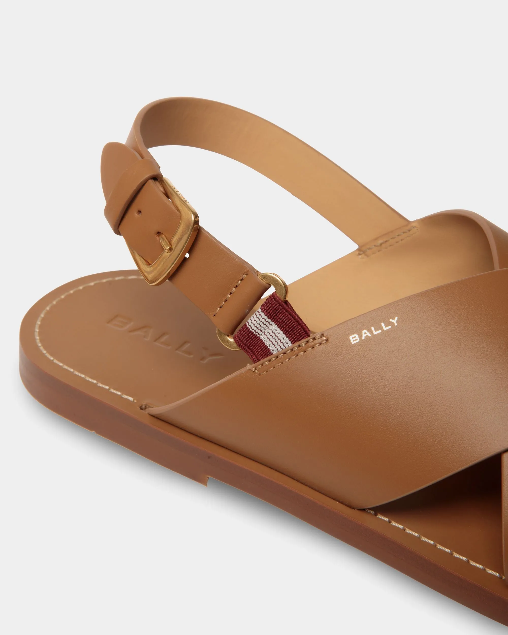 Chateau Sandal in Brown Leather 