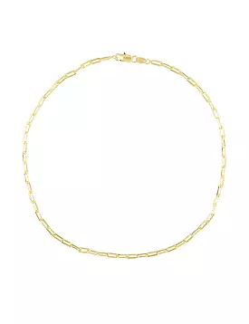 Codie Link Necklace 18 in Gold