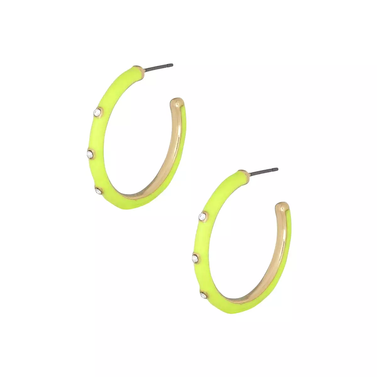 Color Metal Hoop Earring