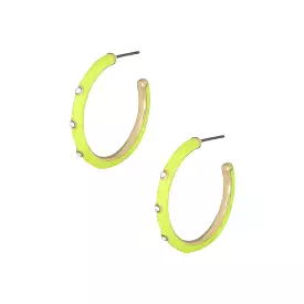 Color Metal Hoop Earring