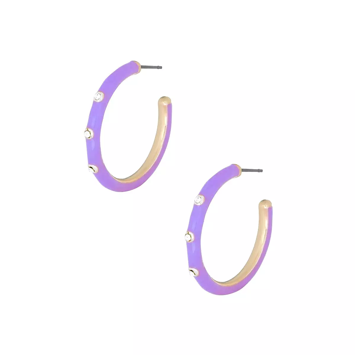 Color Metal Hoop Earring