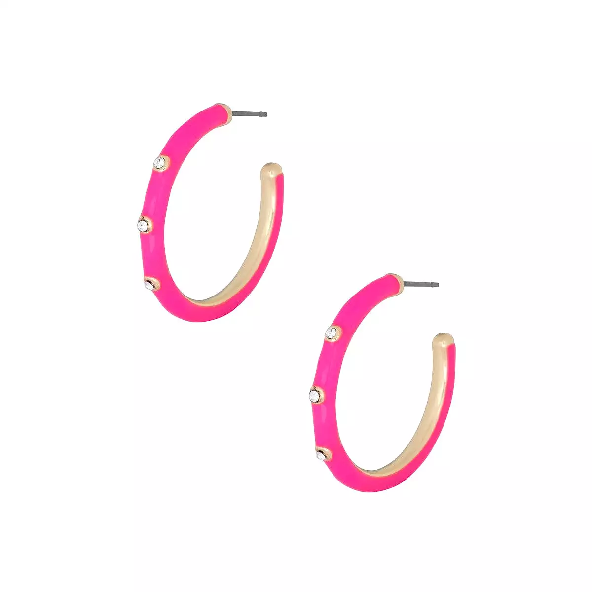 Color Metal Hoop Earring