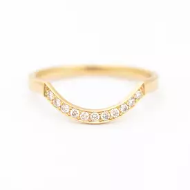 Diamond Dusted Curve Band