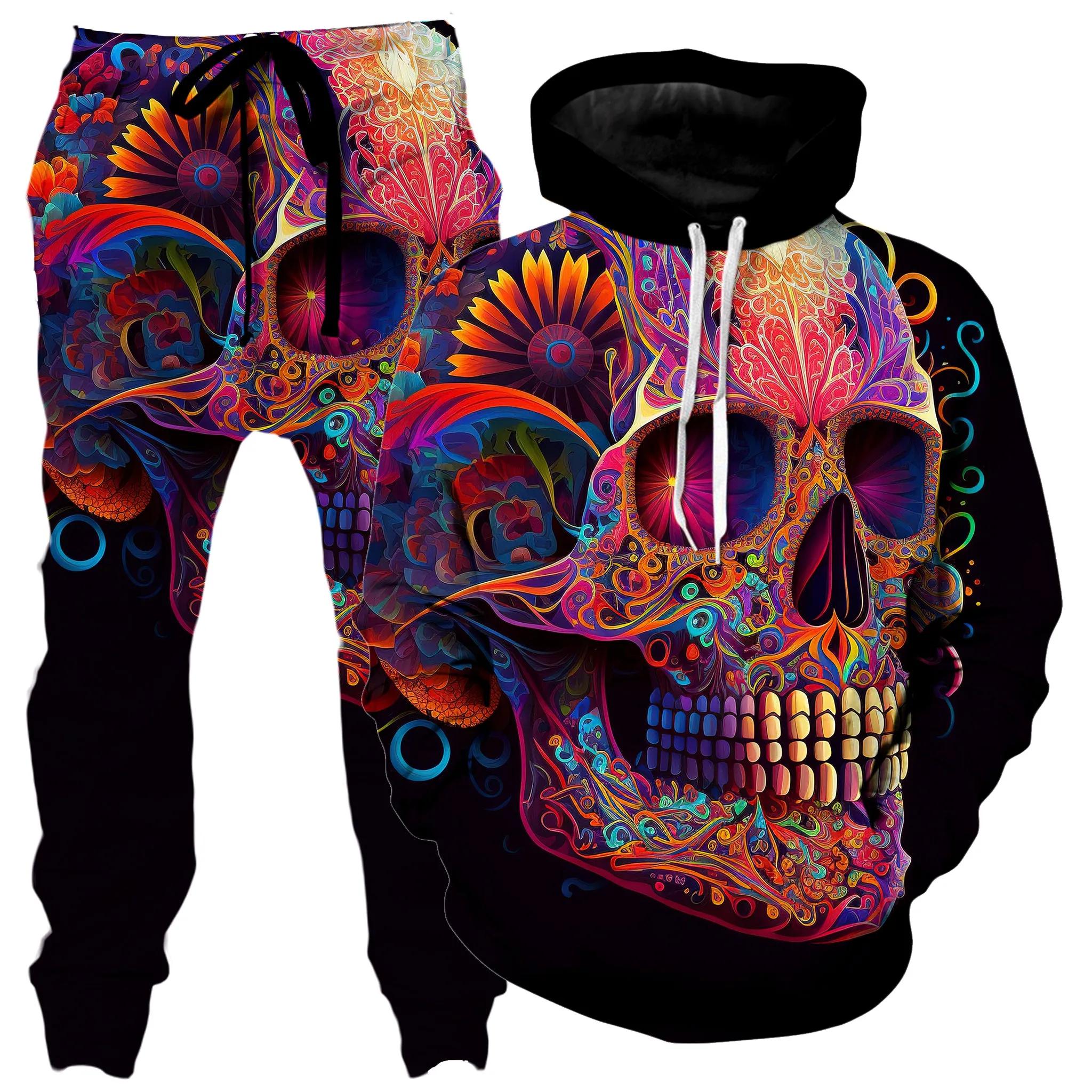 DOTD Skull Hoodie and Joggers Combo