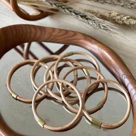 Elina 7-Set Rattan Bangles