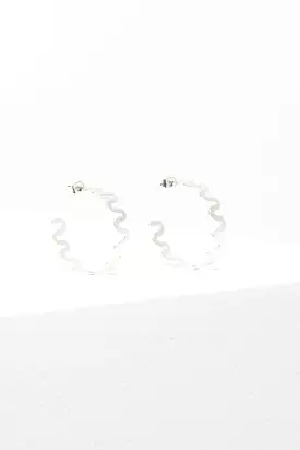 Elk The Label - Kero Hoop Earring - Silver