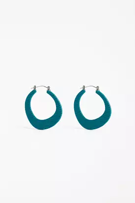 Elk The Label - Perda Hoop Earring - Teal