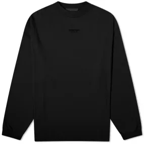 Fear of God Essentials Long Sleeve T-Shirt Jet Black