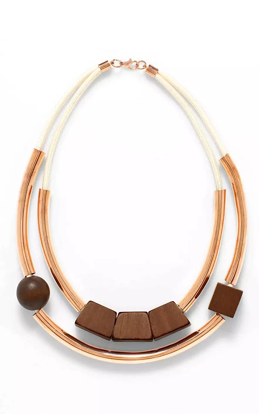 Ghala Chocolate Short Necklace