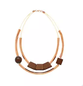 Ghala Chocolate Short Necklace