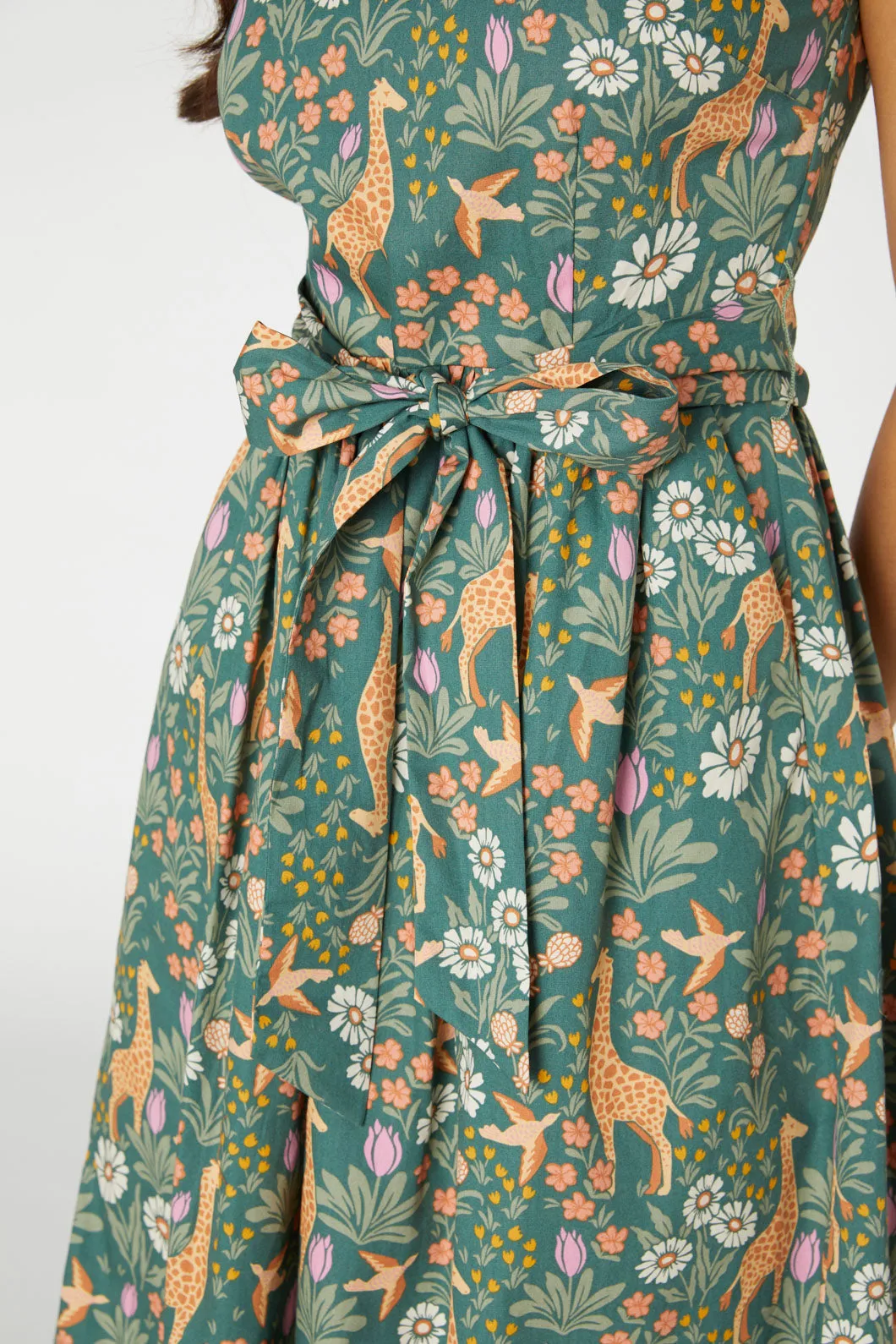 Giraffe & Flower Dress