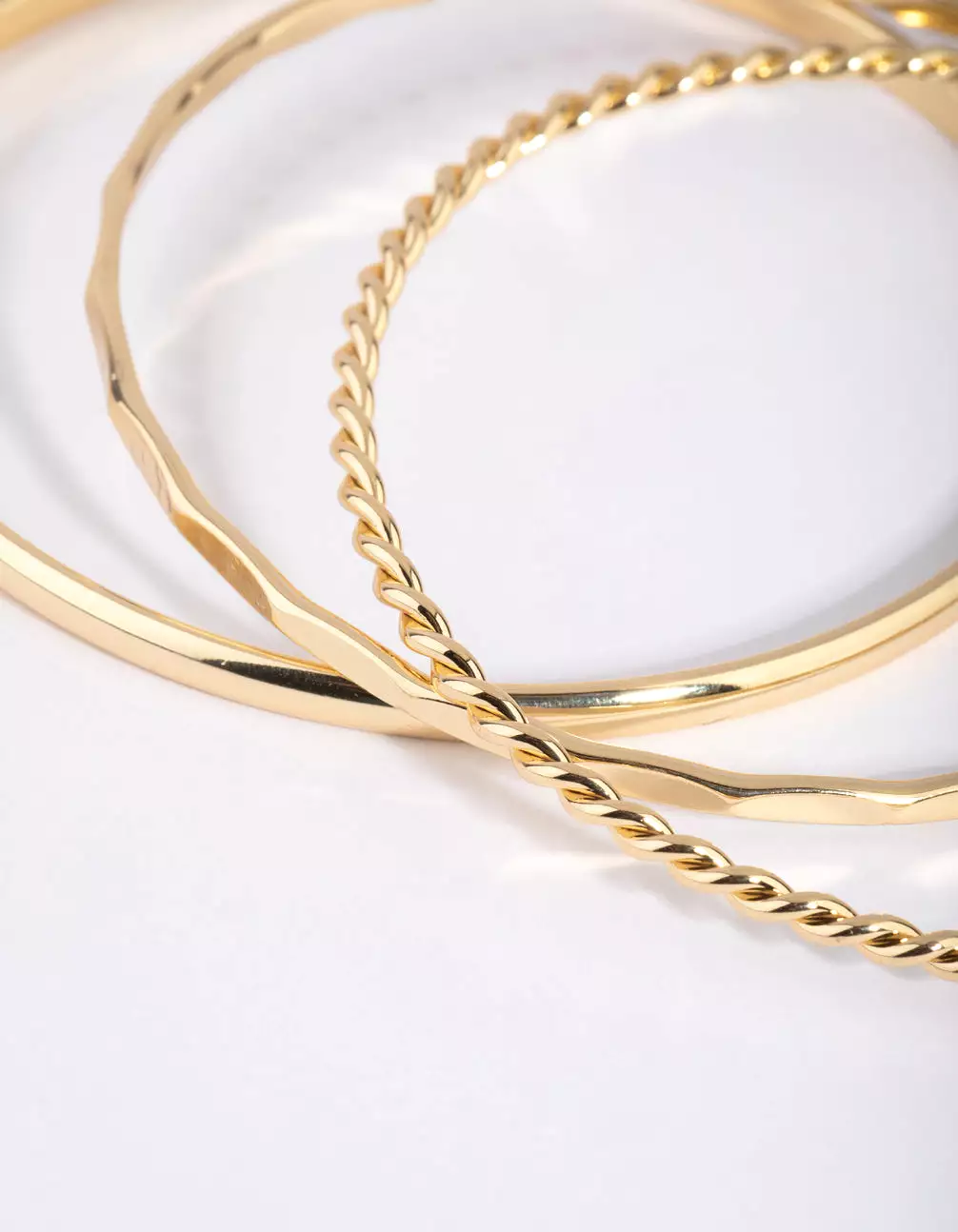 Gold Plated Mixed Bangle Pack