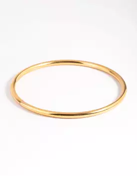 Gold Plated Stainless Steel Bangle