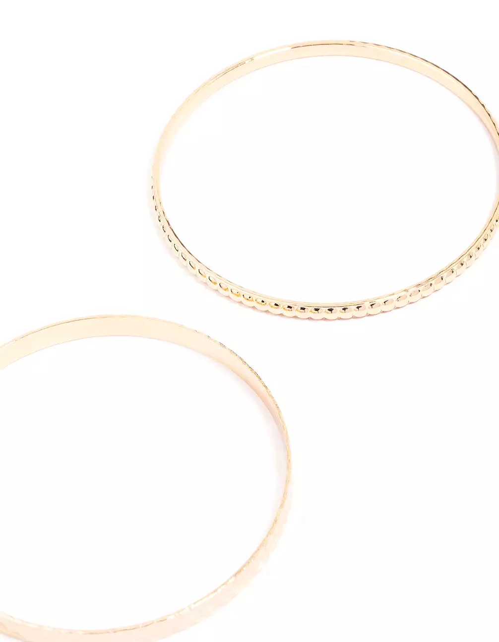 Gold Woven Bangle 3-Pack