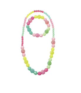 Great Pretenders - Vividly Vibrant Necklace & Bracelet Set