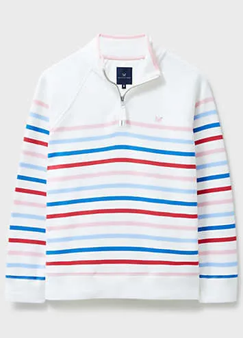 Half Zip Sweatshirt by Crew Clothing Company | Look Again