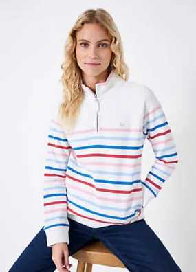 Half Zip Sweatshirt by Crew Clothing Company | Look Again