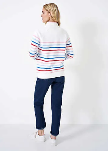 Half Zip Sweatshirt by Crew Clothing Company | Look Again