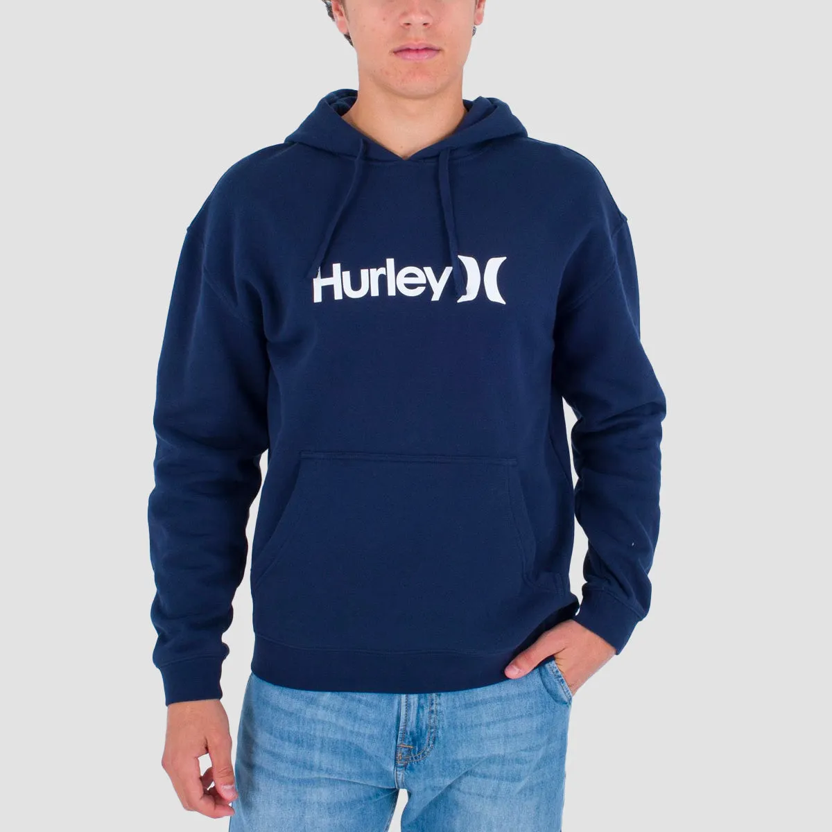 Hurley OAO Solid Core Pullover Hoodie Obsidian