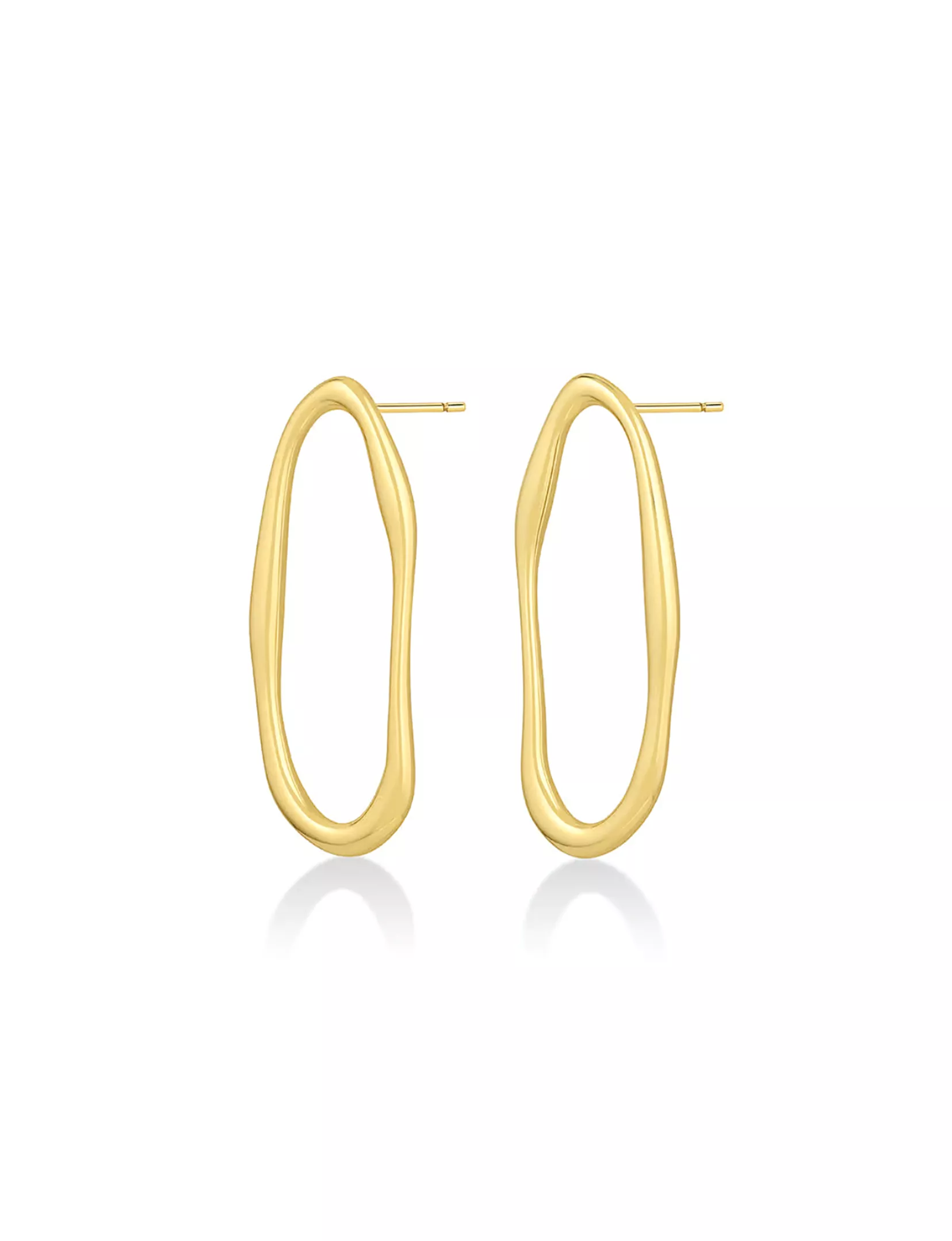 Jagger Studs, Gold Plated