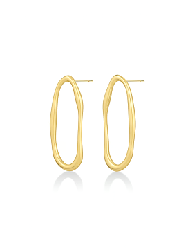 Jagger Studs, Gold Plated