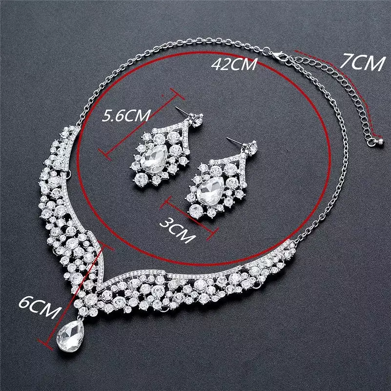 Jewelry Sets for Women Necklace and Drop Earring