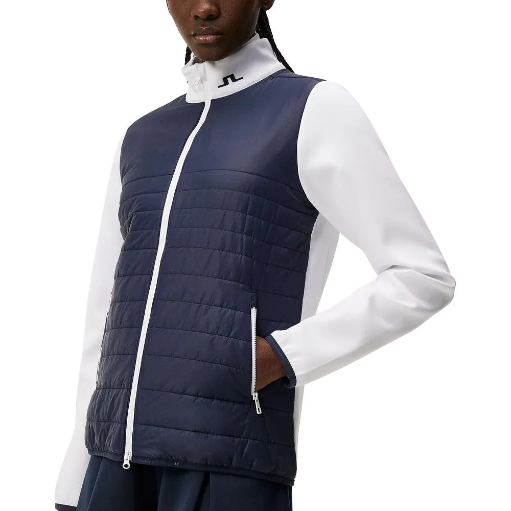 J.Lindeberg Martina Quilt Hybrid Golf Jacket JL Navy - 24 Women