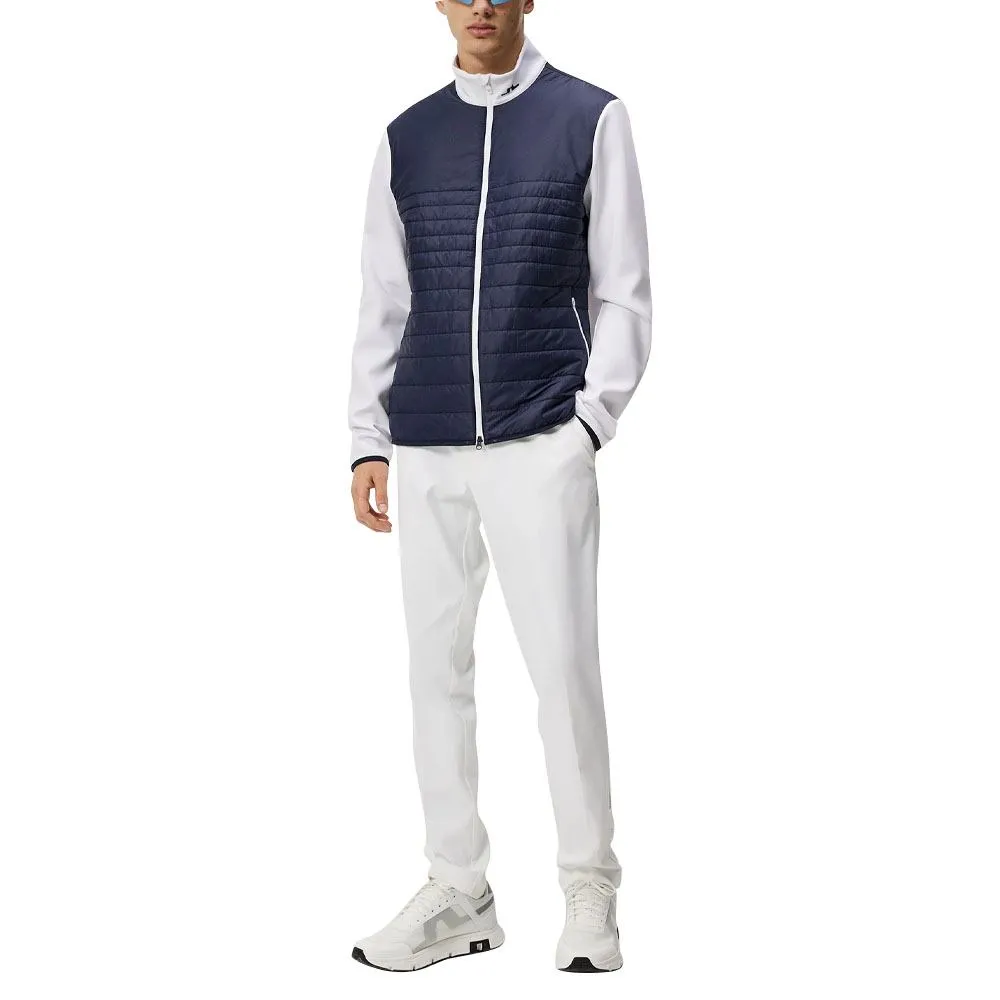 J.Lindeberg Martino Quilt Hybrid Golf Jacket JL Navy - SS24