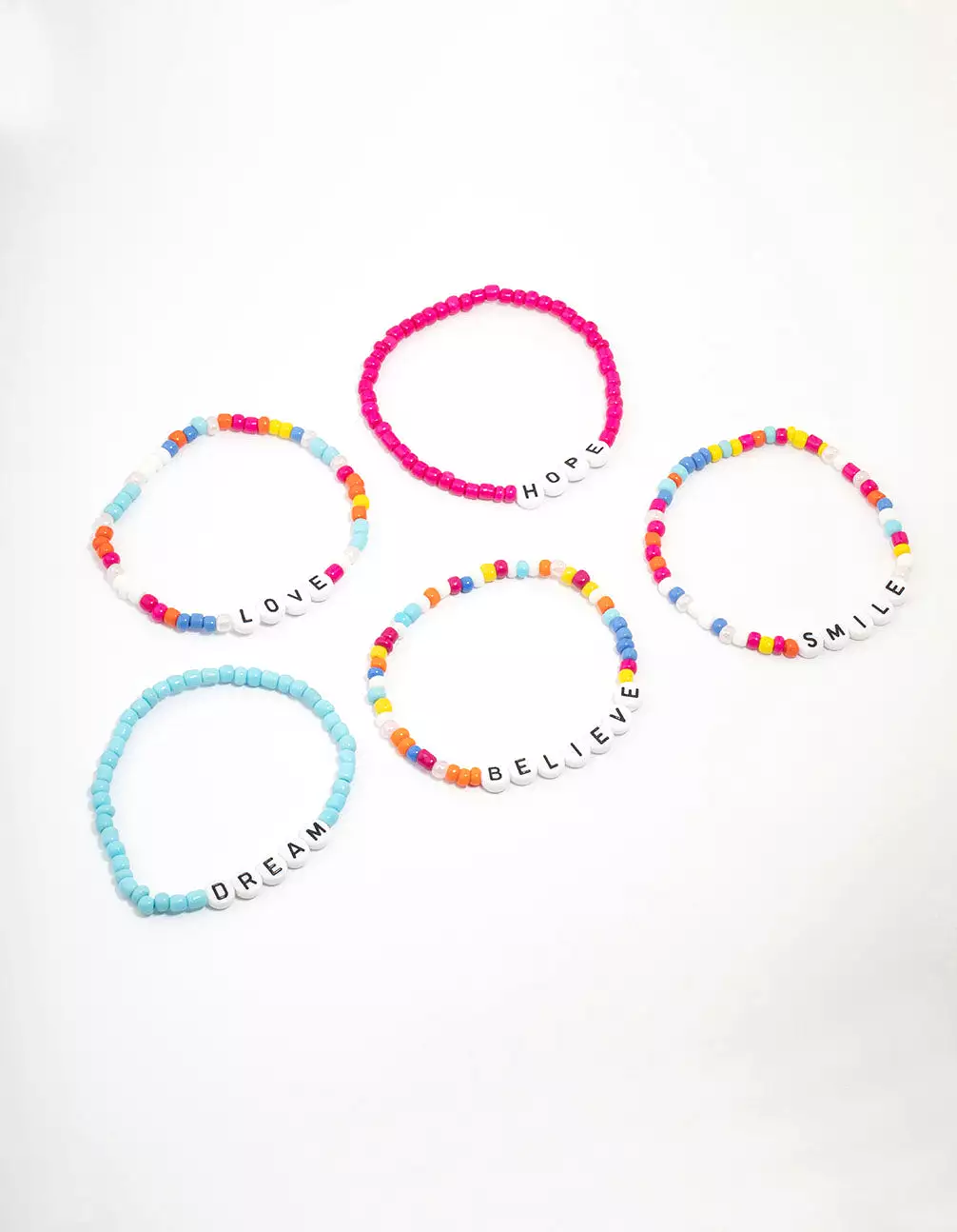 Kids Happy Bracelet 5-Pack