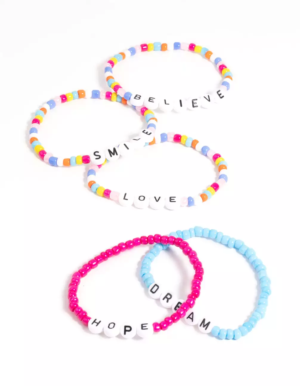 Kids Happy Bracelet 5-Pack